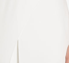 Sleeveless Asymmetrical Jumpsuit In Ivory