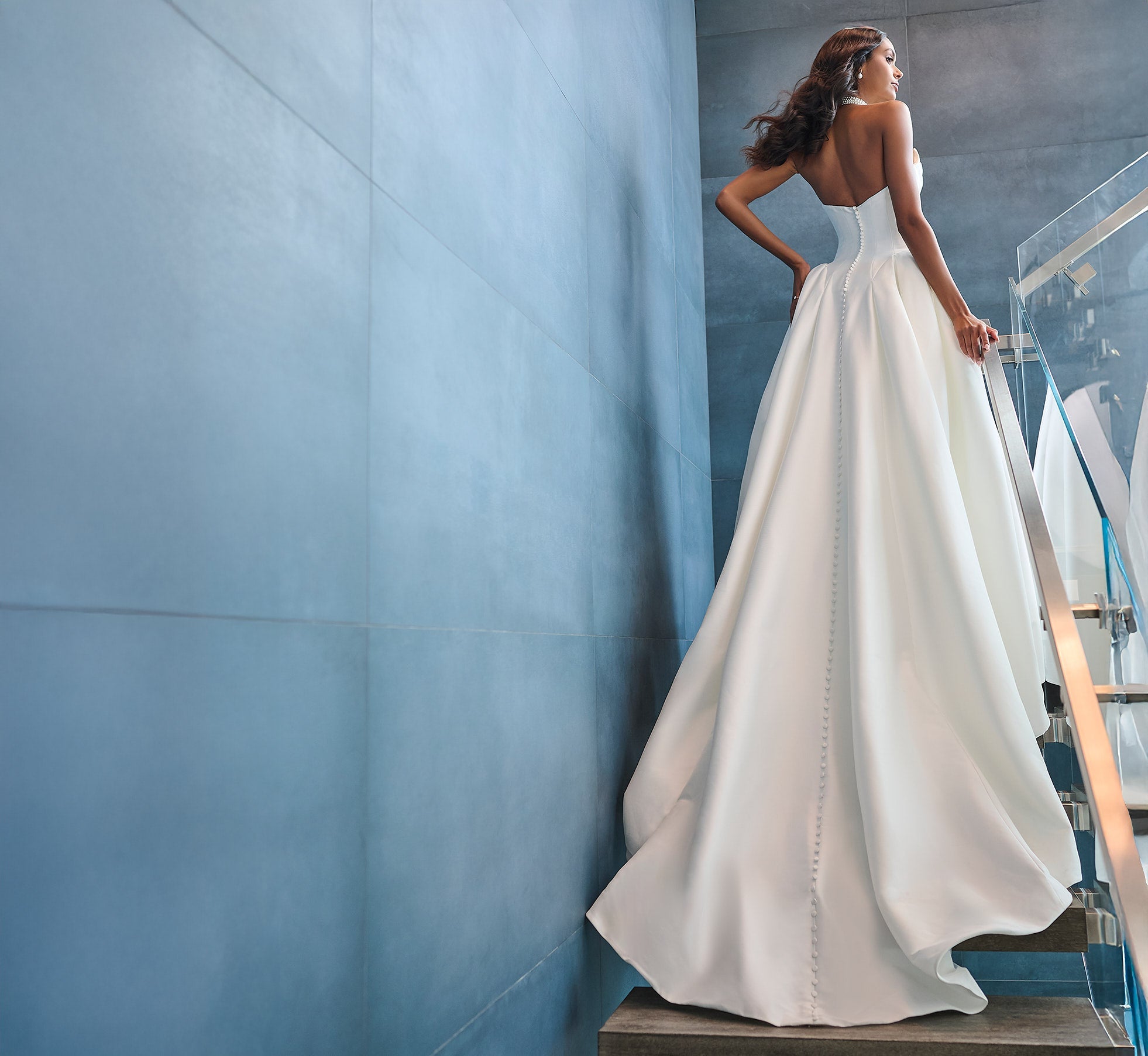 Mikado Ball Gown in Ivory