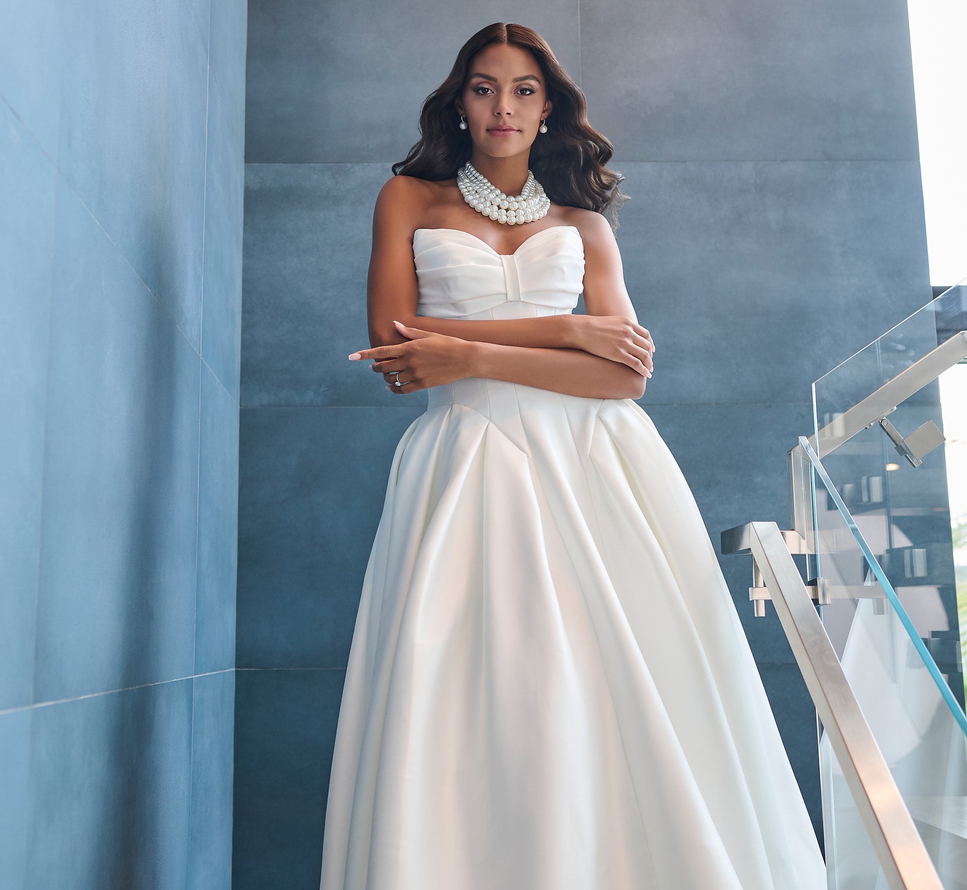 Mikado Ball Gown in Ivory