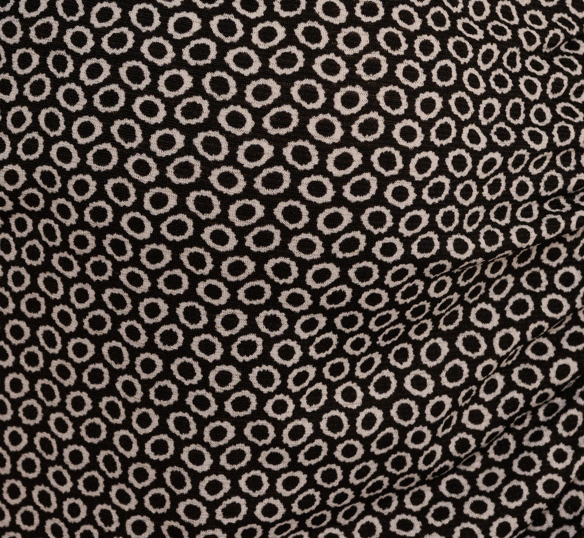 Flutter Sleeve Ruched Front Printed Top In Black Cloud Carnation