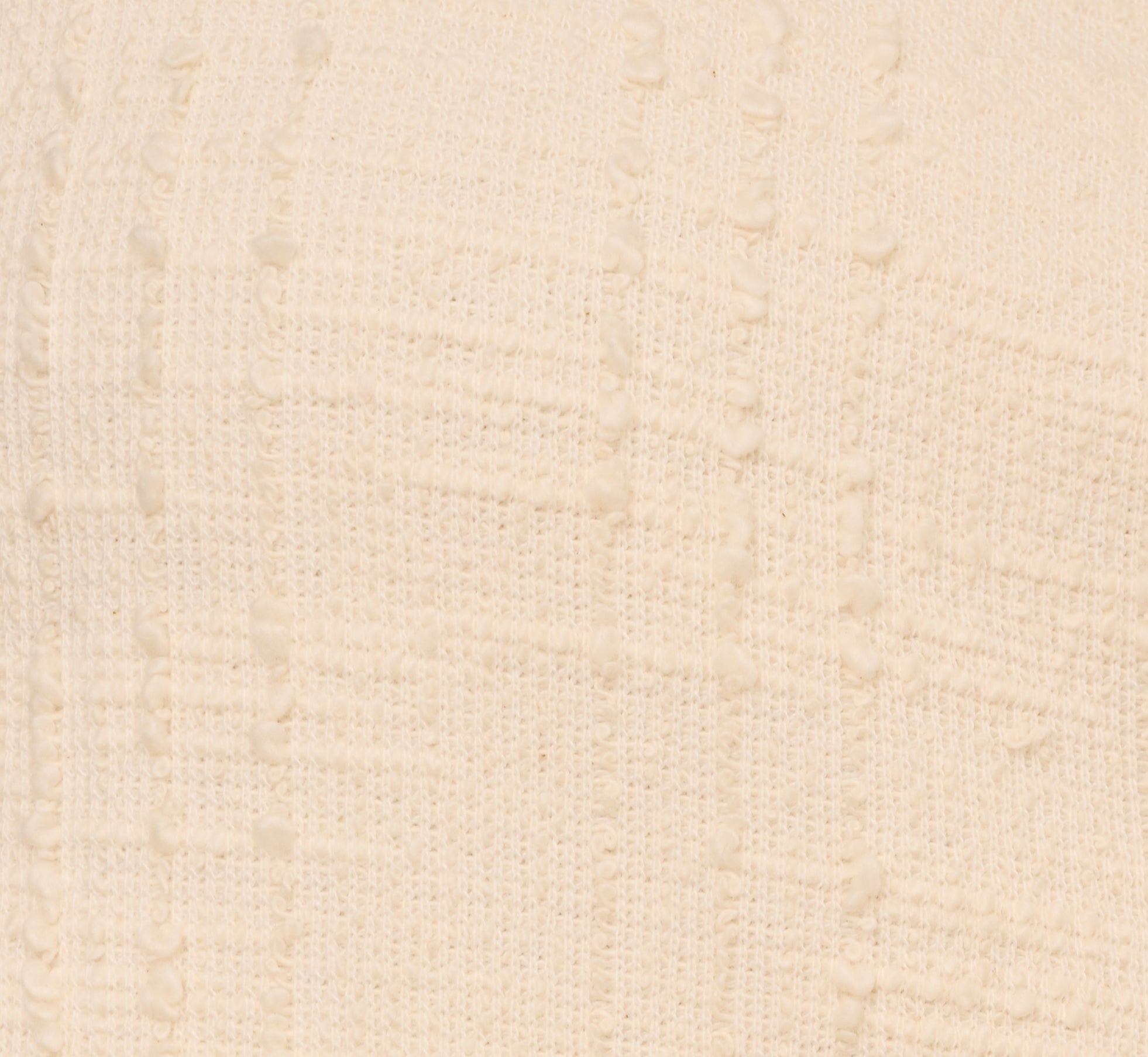 Fray Trim Tweed Vest Cardigan In Ivory