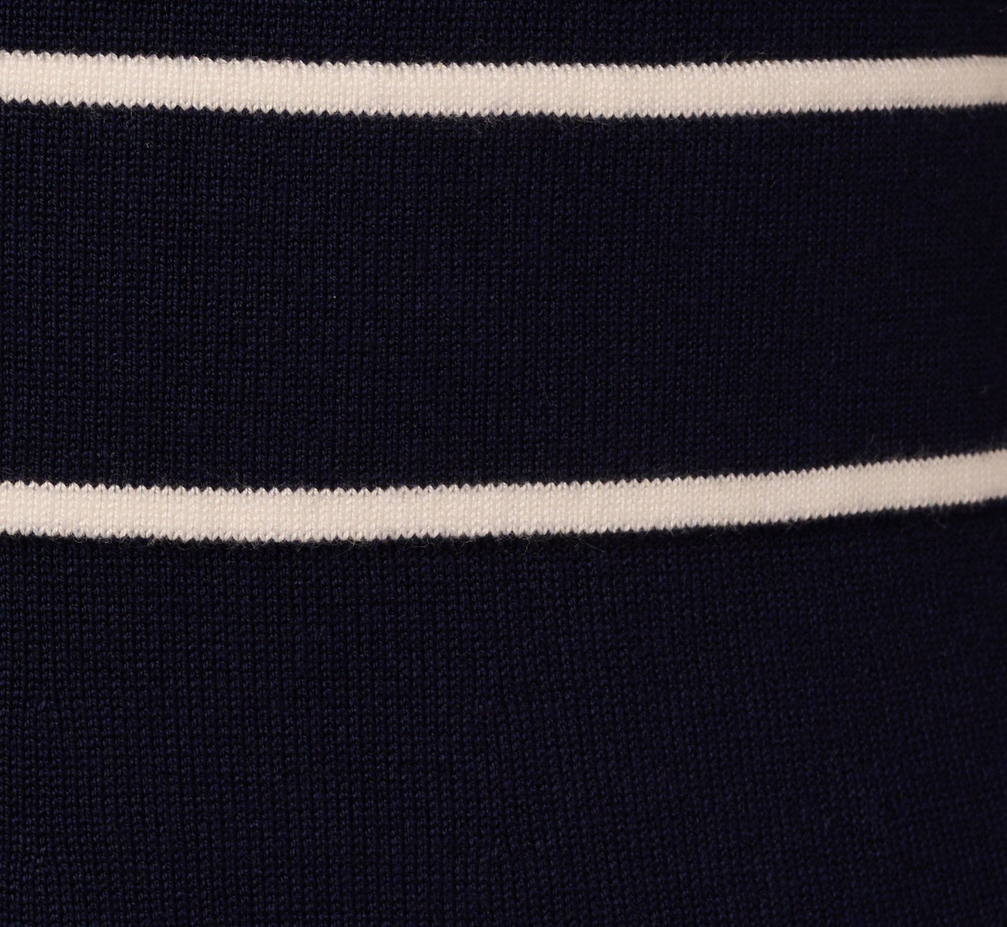 Long Sleeve Contrast Tipped Sweater Dress In Blue Moon Ivory