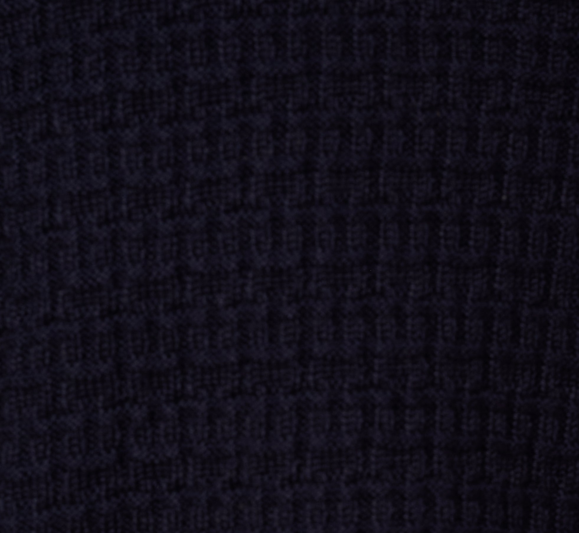 Short Sleeve Waffle Weave Polo Shirt In Navy