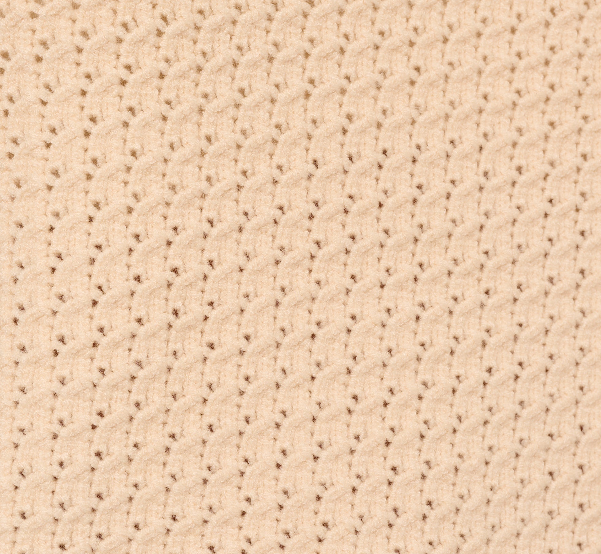 Sleeveless Open Knit Whipstitch Sweater Top In Cream Black