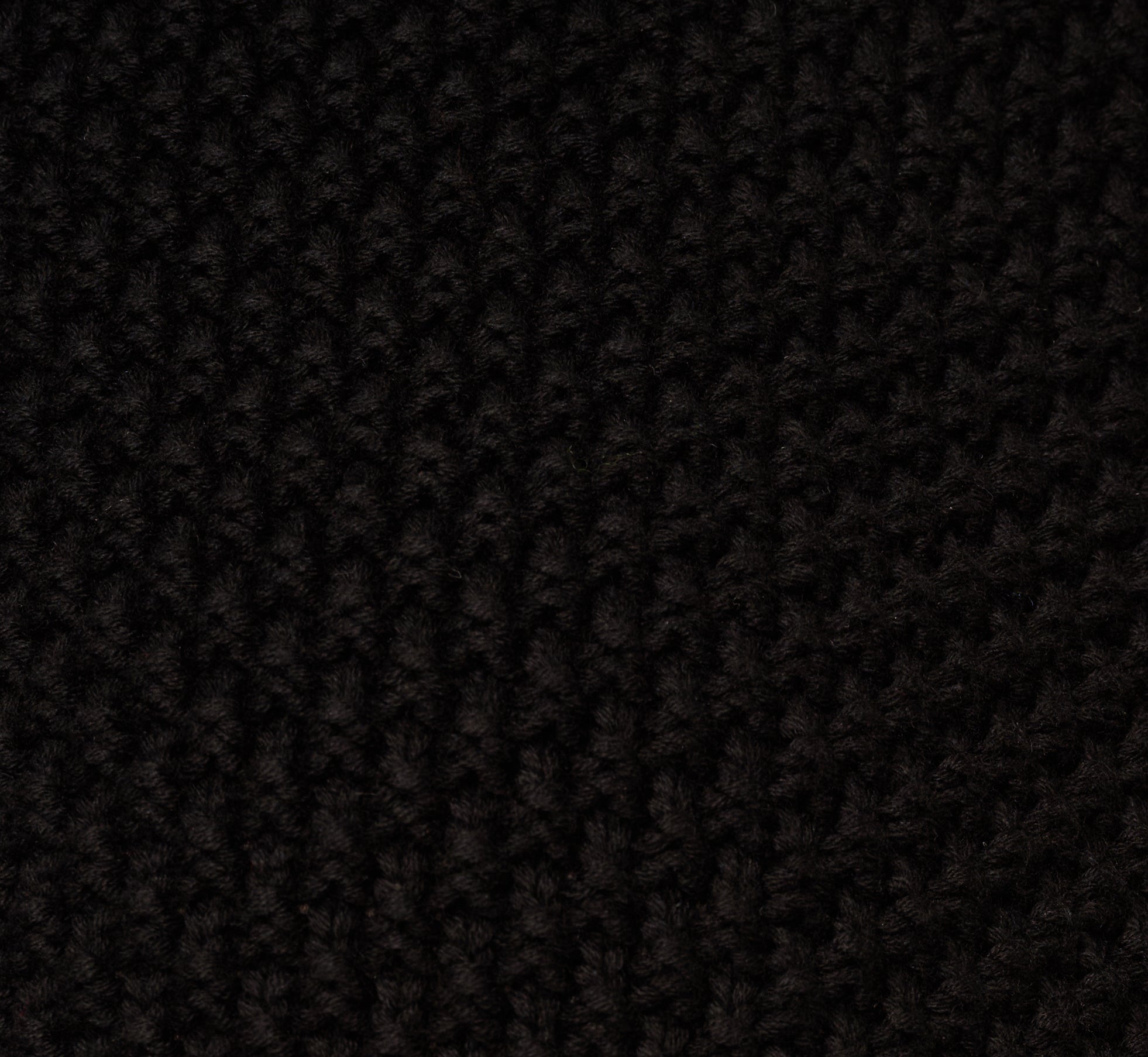 Short Sleeve Textured Cardigan Sweater In Black