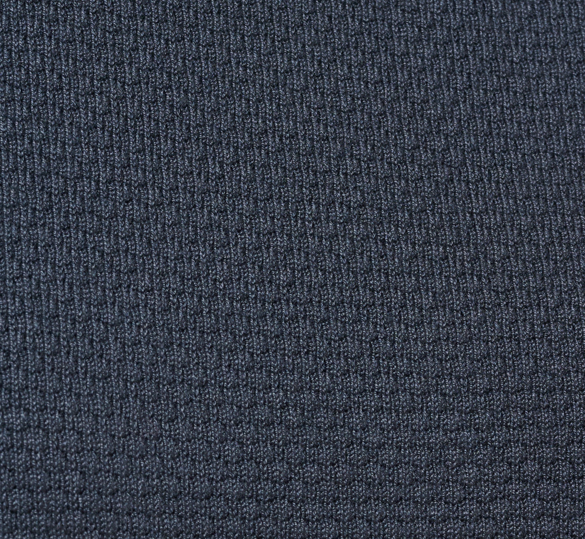 Short Sleeve Scalloped Sweater Top In Slate Blue