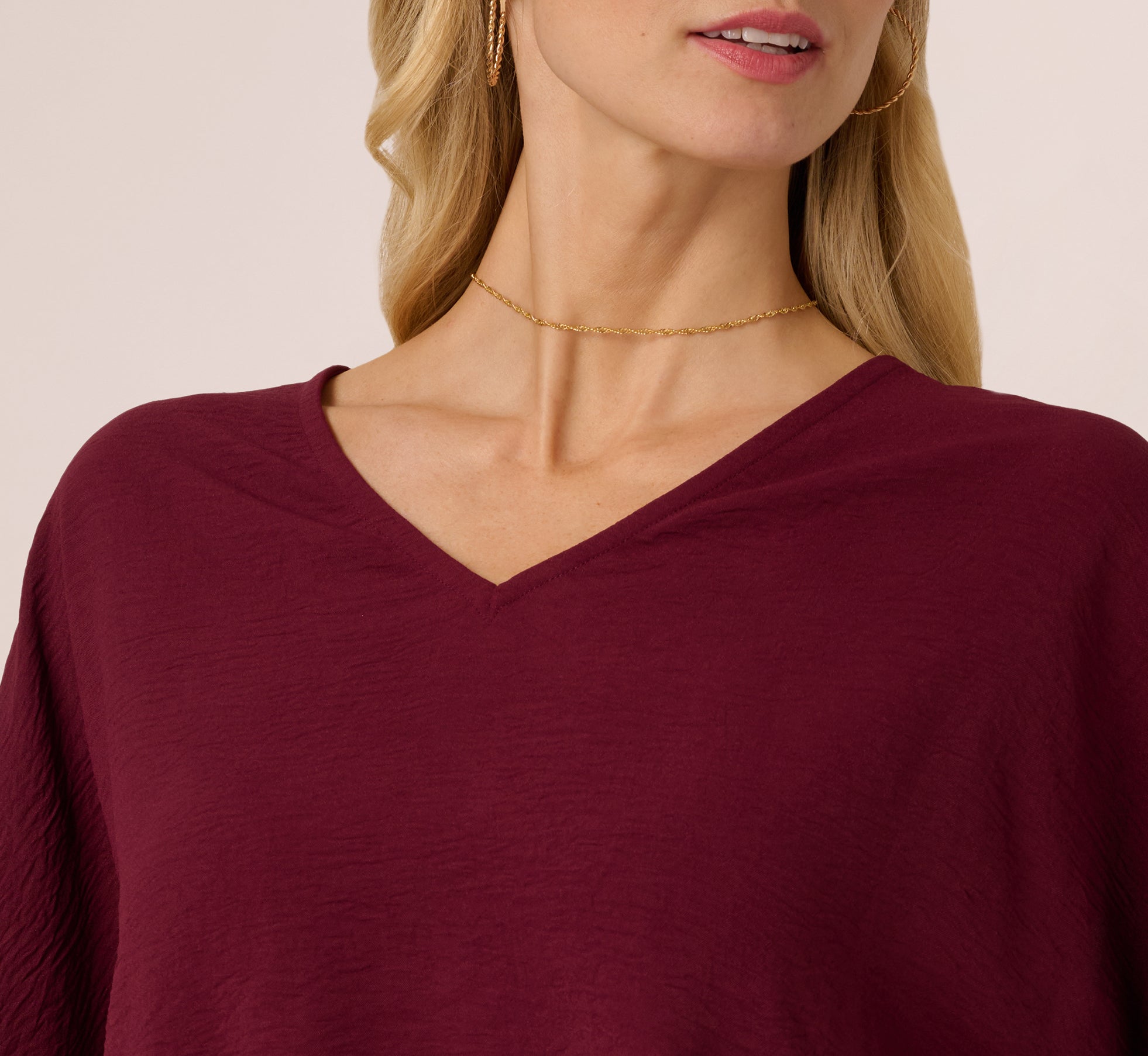 Short Sleeve Top And Wide Leg Pant Airflow Set In Fig