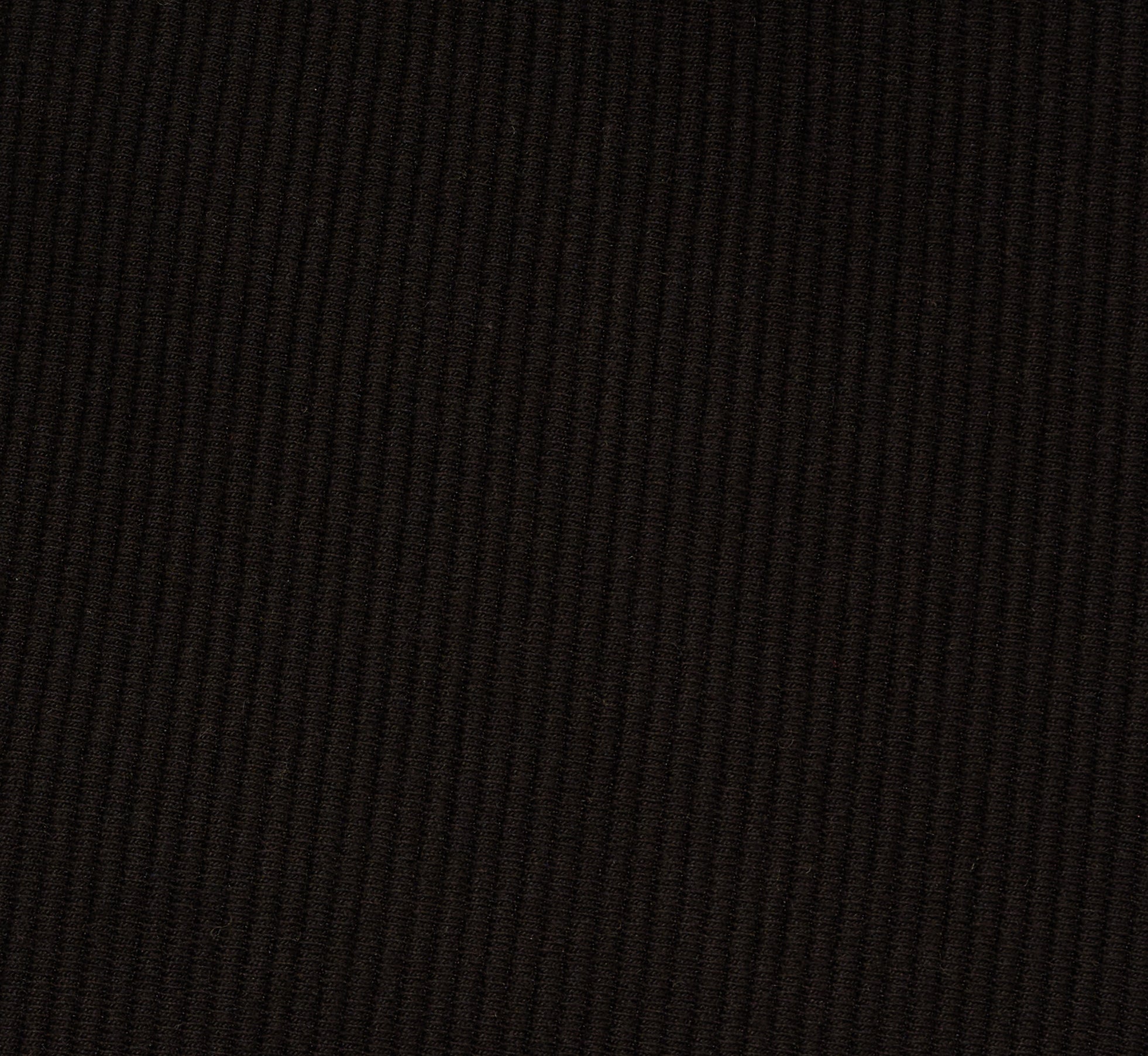 Wide Leg Rib Knit Cropped Pant In Black