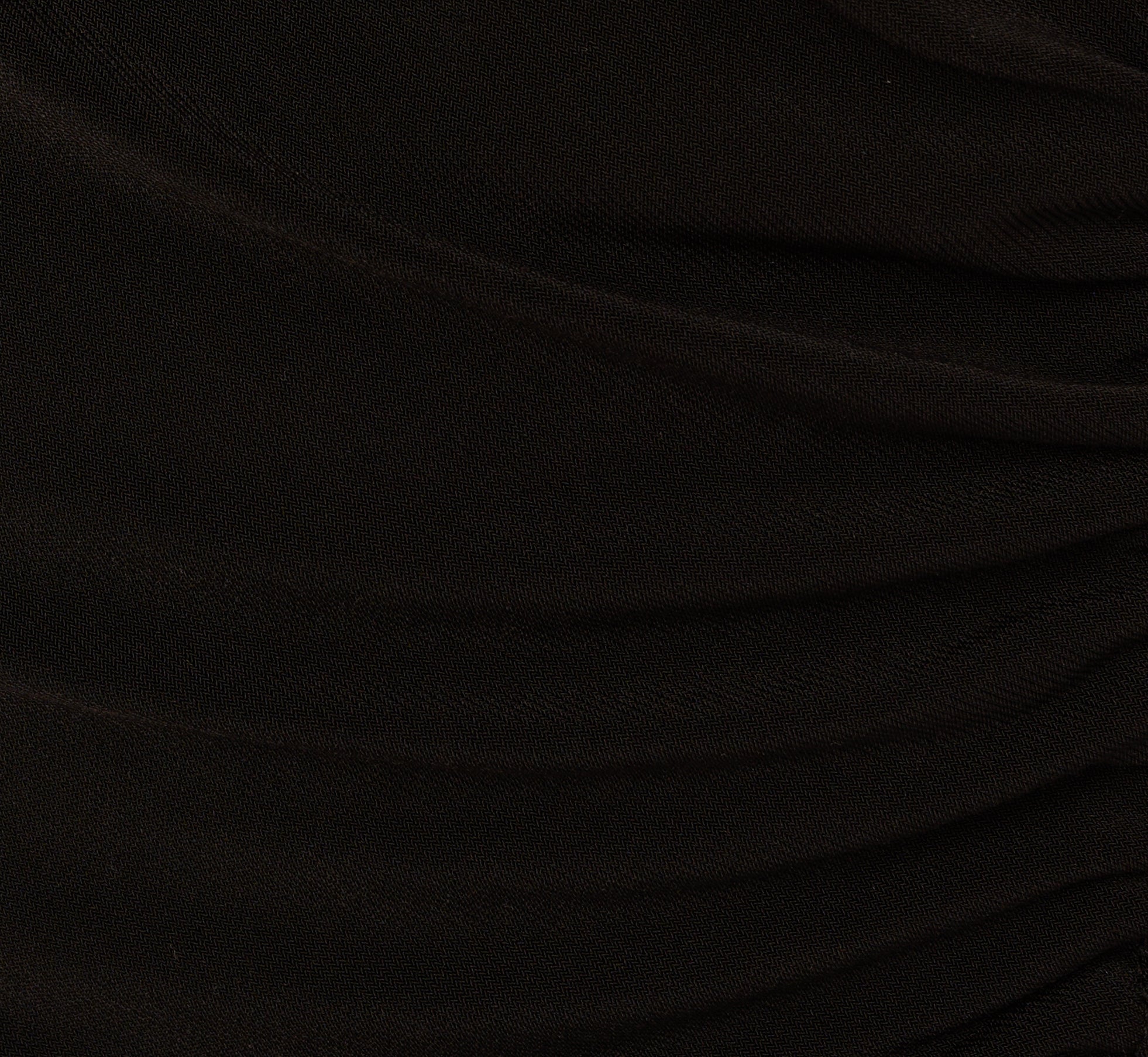 Sleeveless Blouson Dress With Shirred Skirt In Black