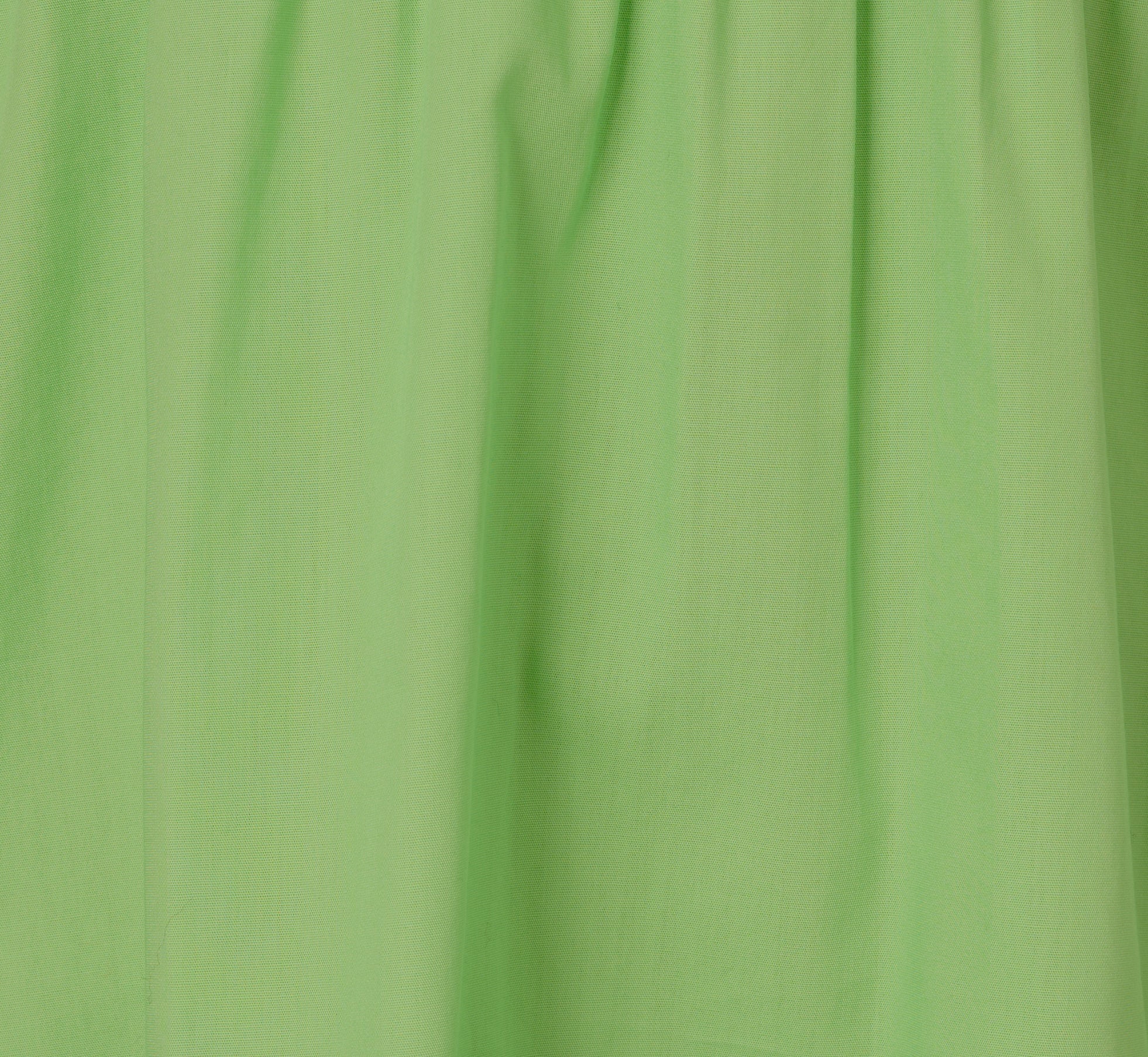 Ruffle Collar Flounce Mini Dress In Lime