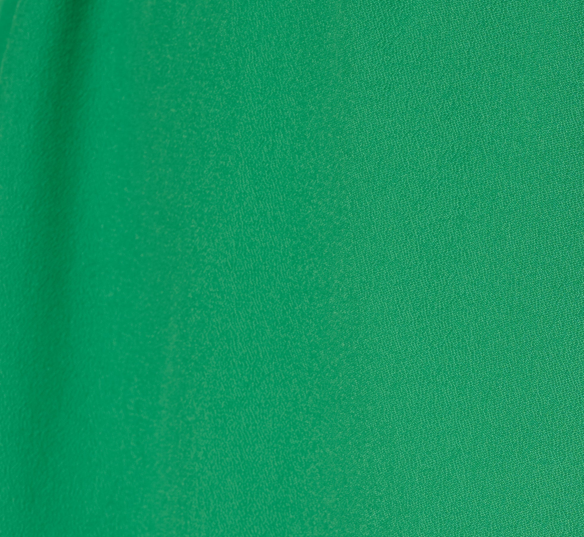 Long Sleeve Scallop Trim Short Dress In Green