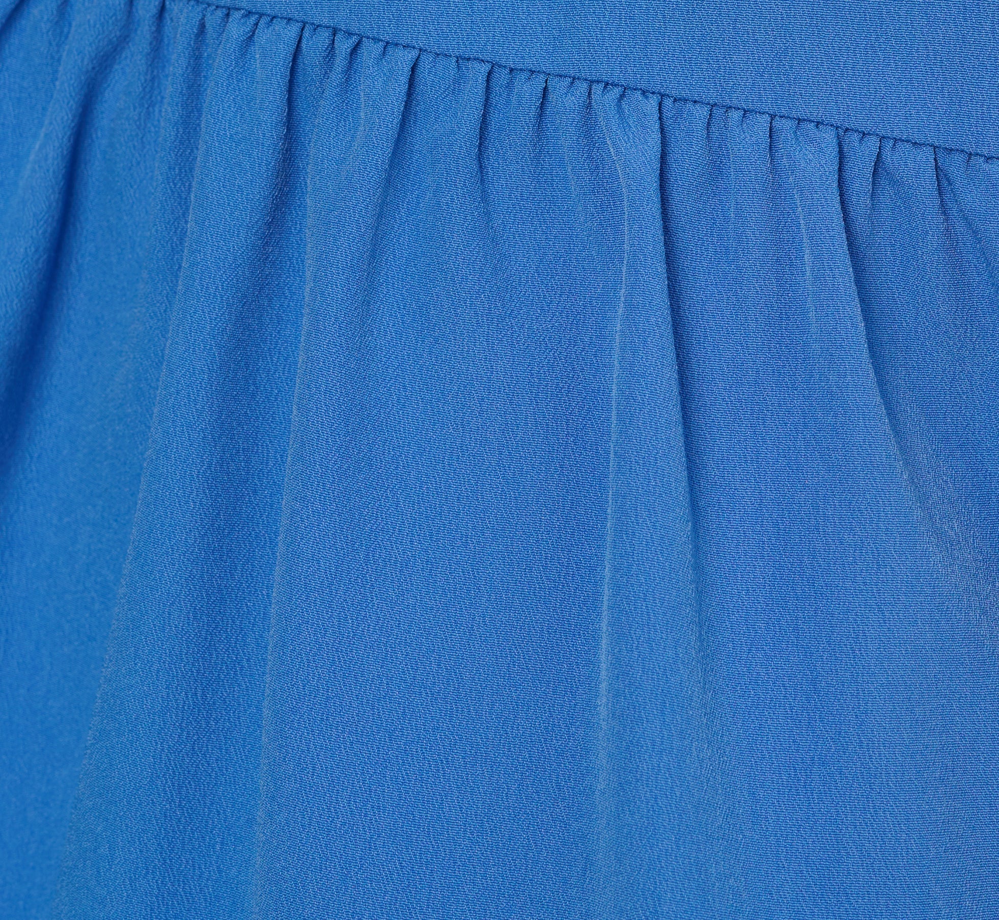 Bell Sleeve Short Shirt Dress In Cool Water