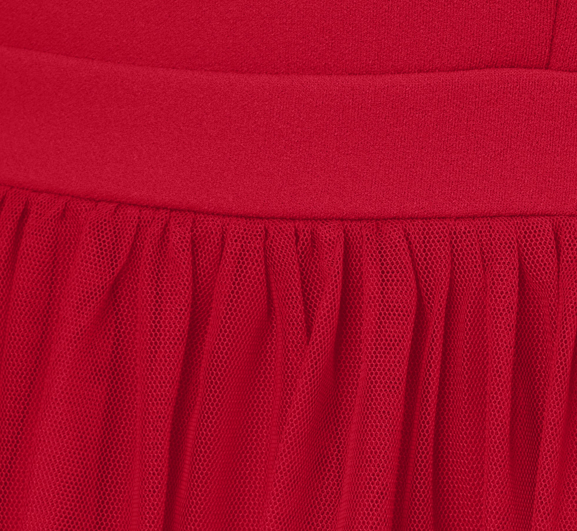 Sleeveless Midi Dress With Square Neck And Tiered Skirt In Matador Red