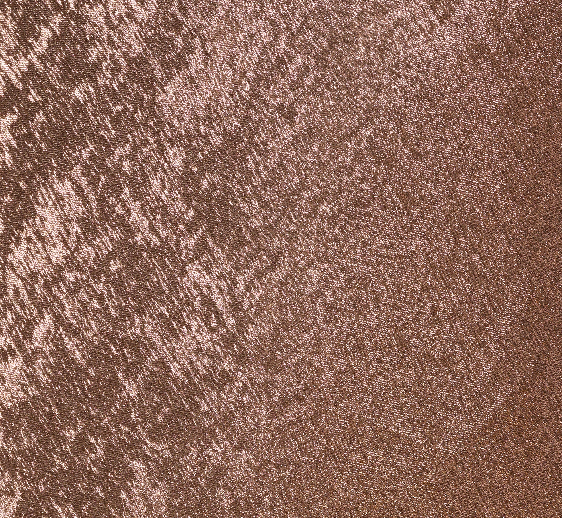 Foiled Mermaid Gown With Halter Neckline In Mocha