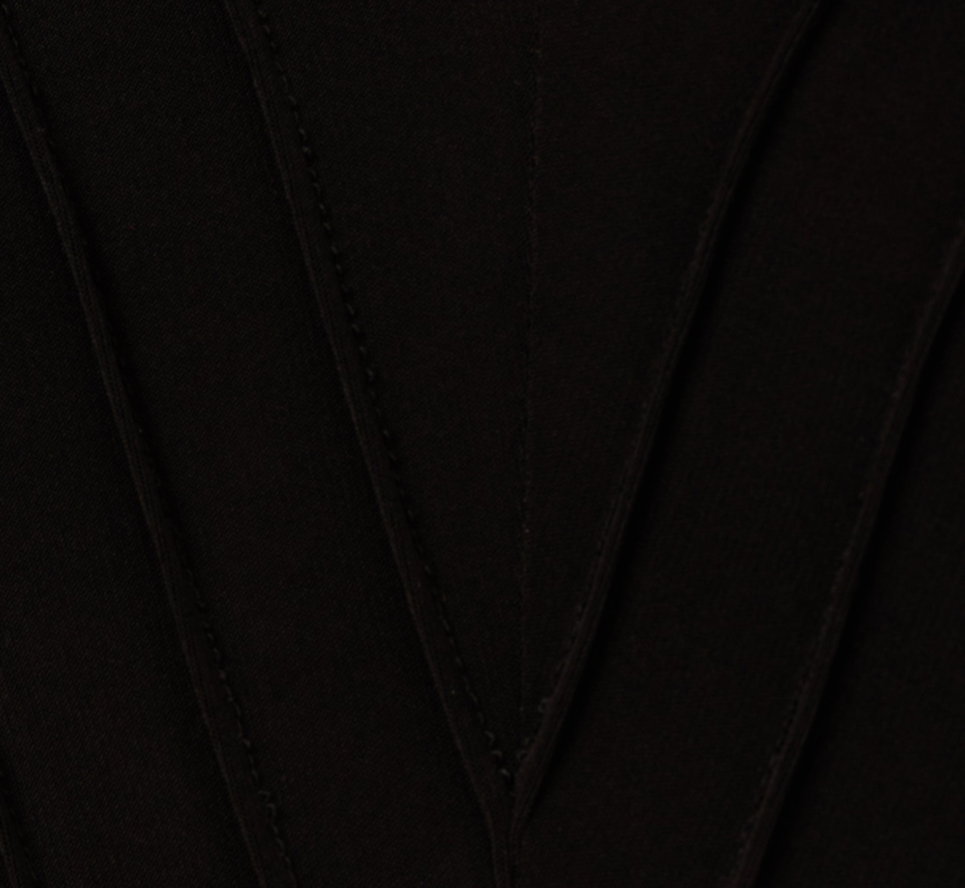 Cropped Jumpsuit With Pintuck Bodice In Black