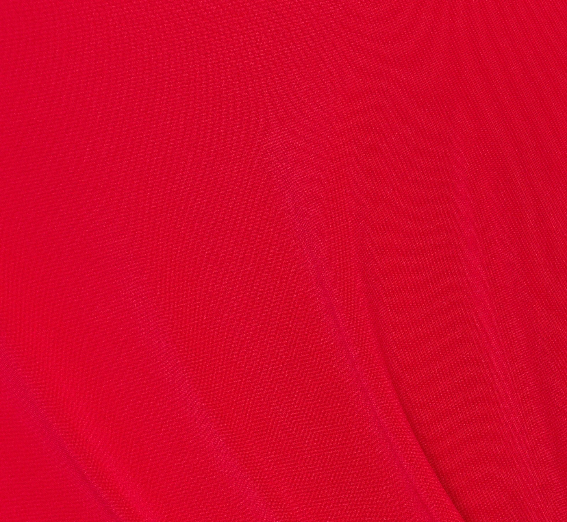 Plus Size Long Sleeve Draped Jersey Dress With Beaded Cuffs In Hot Ruby