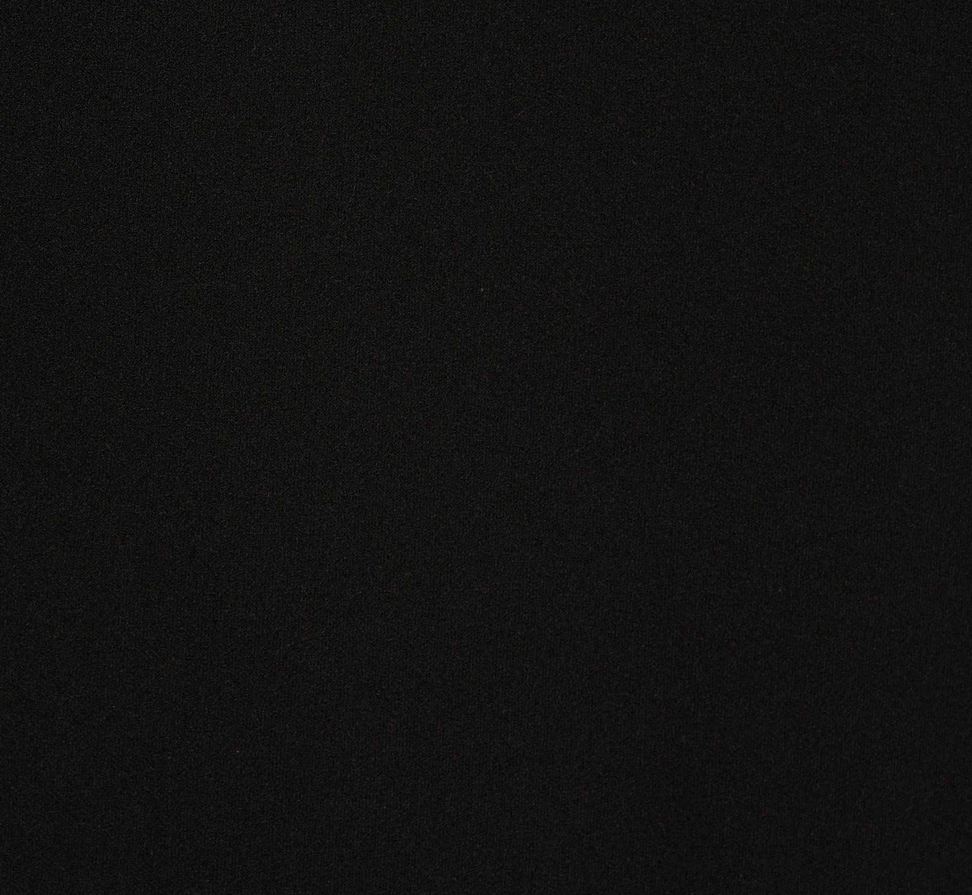 Plus Size Three Quarter Sleeve Shift Dress With Floral Embellished Cuffs In Black