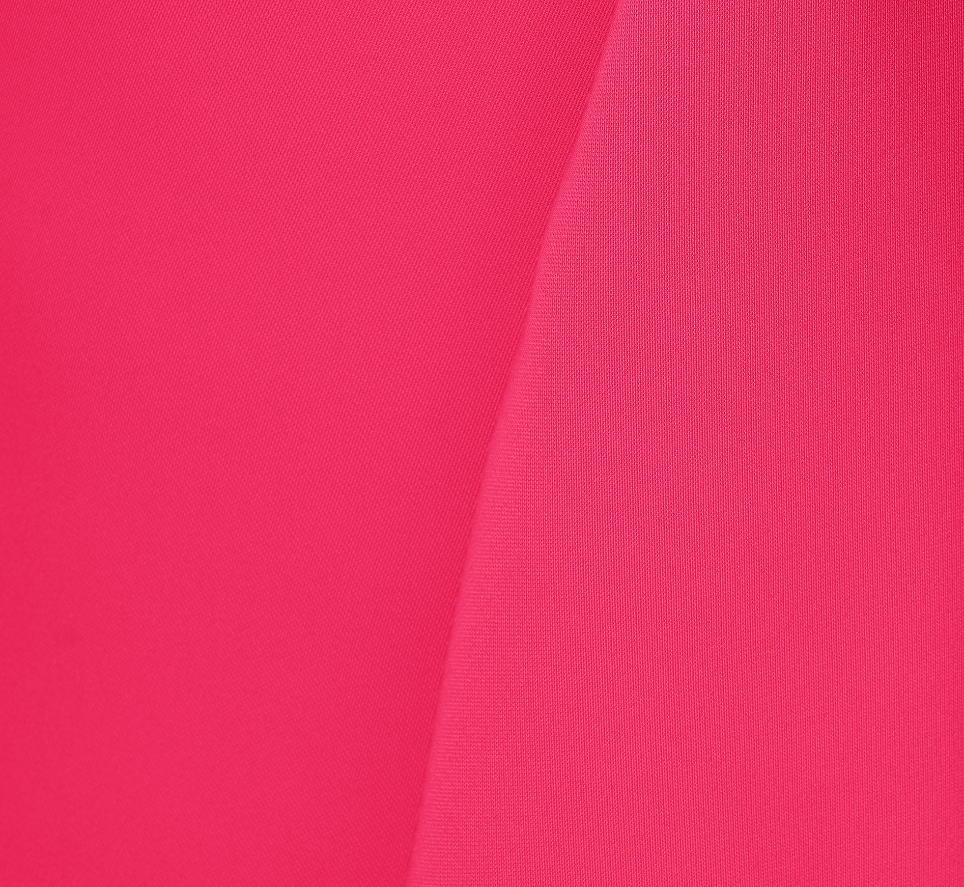 Ruffle Popover Midi Dress With Chain Halter Neckline In Electric Pink