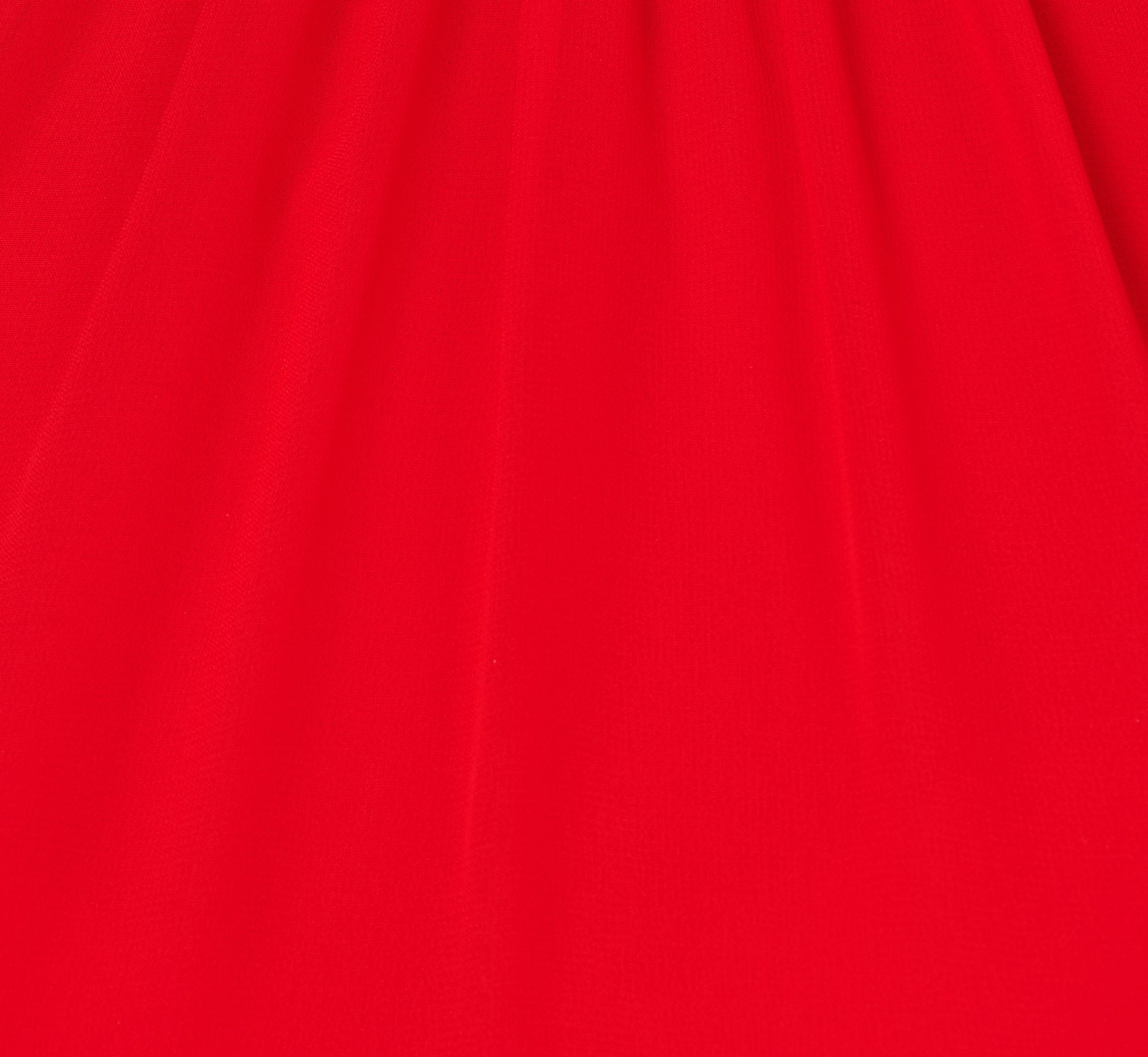 Chiffon Cape Sheath Dress With Ruffle Details In Red Crush