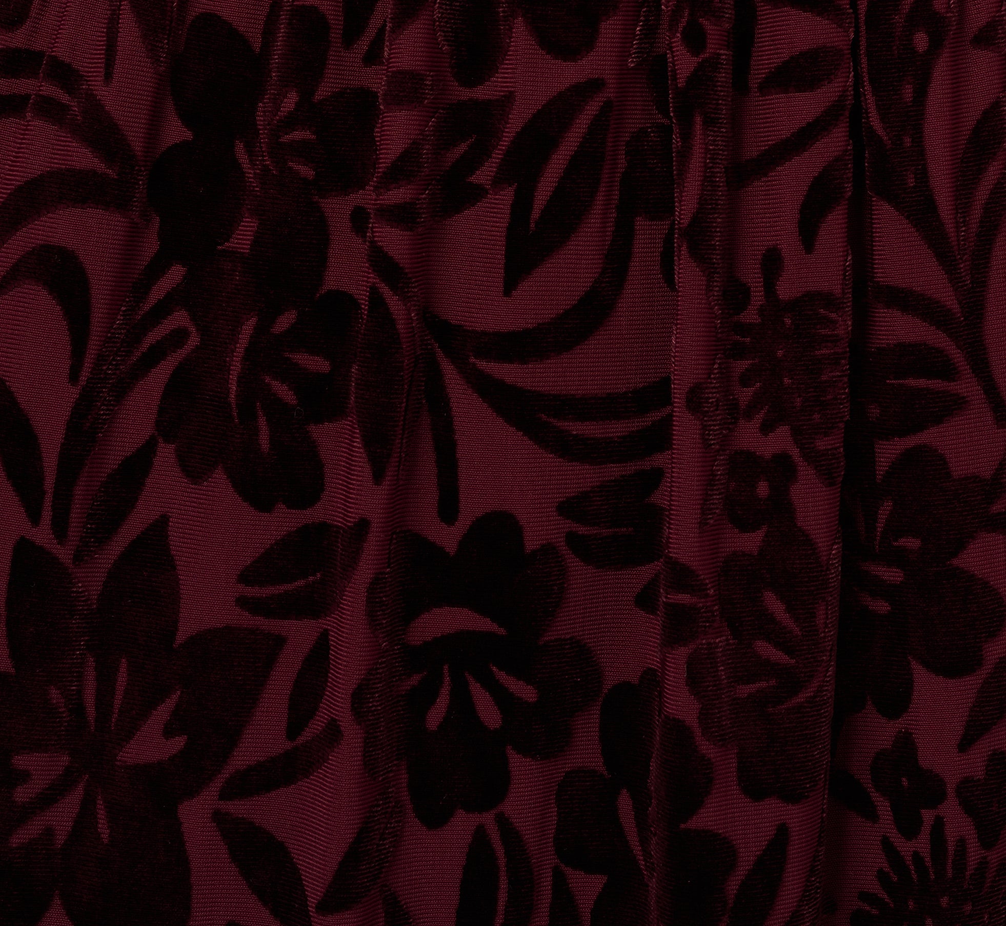 Burnout Velvet Maxi Dress In Burgundy