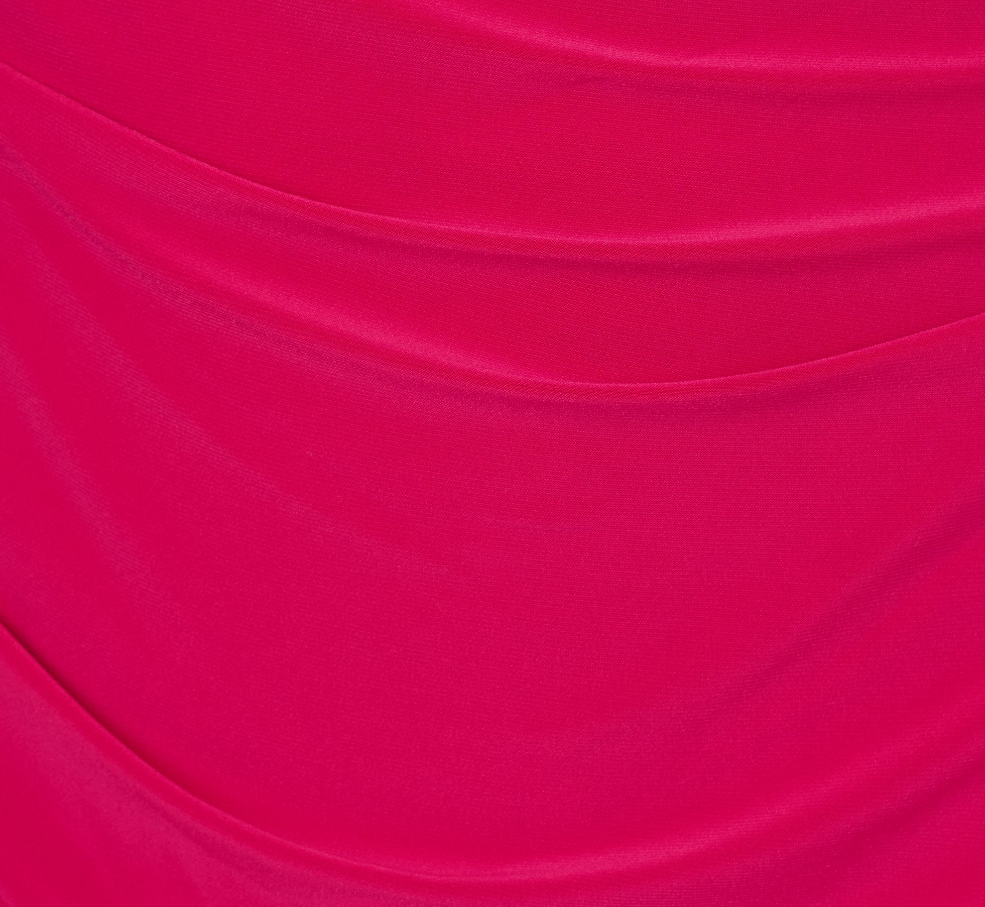 Cap Sleeve Jersey Tuxedo Sheath Dress In Brilliant Rose