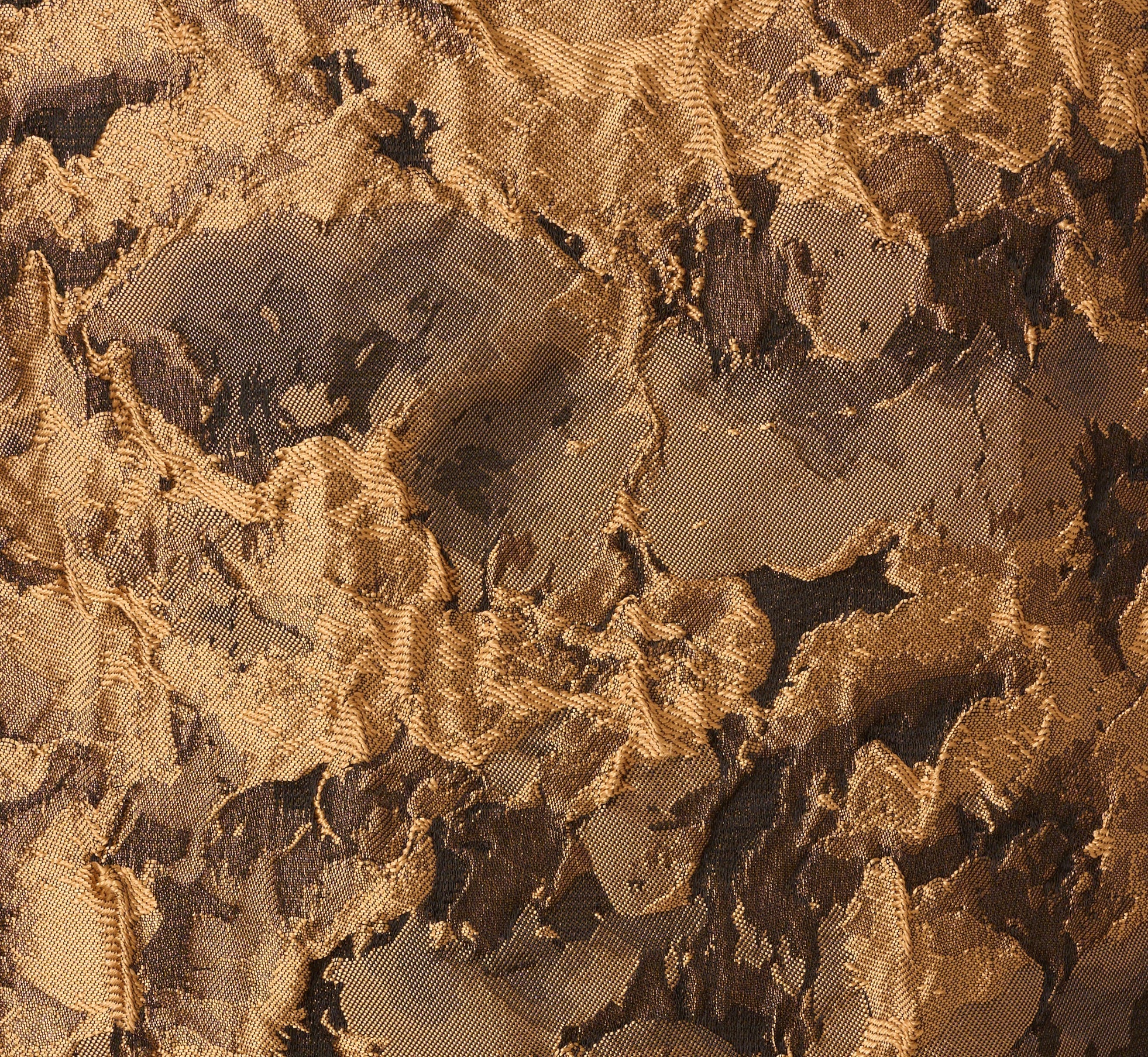 Sleeveless Jacquard Roll Collar Shift Dress In Gold Black