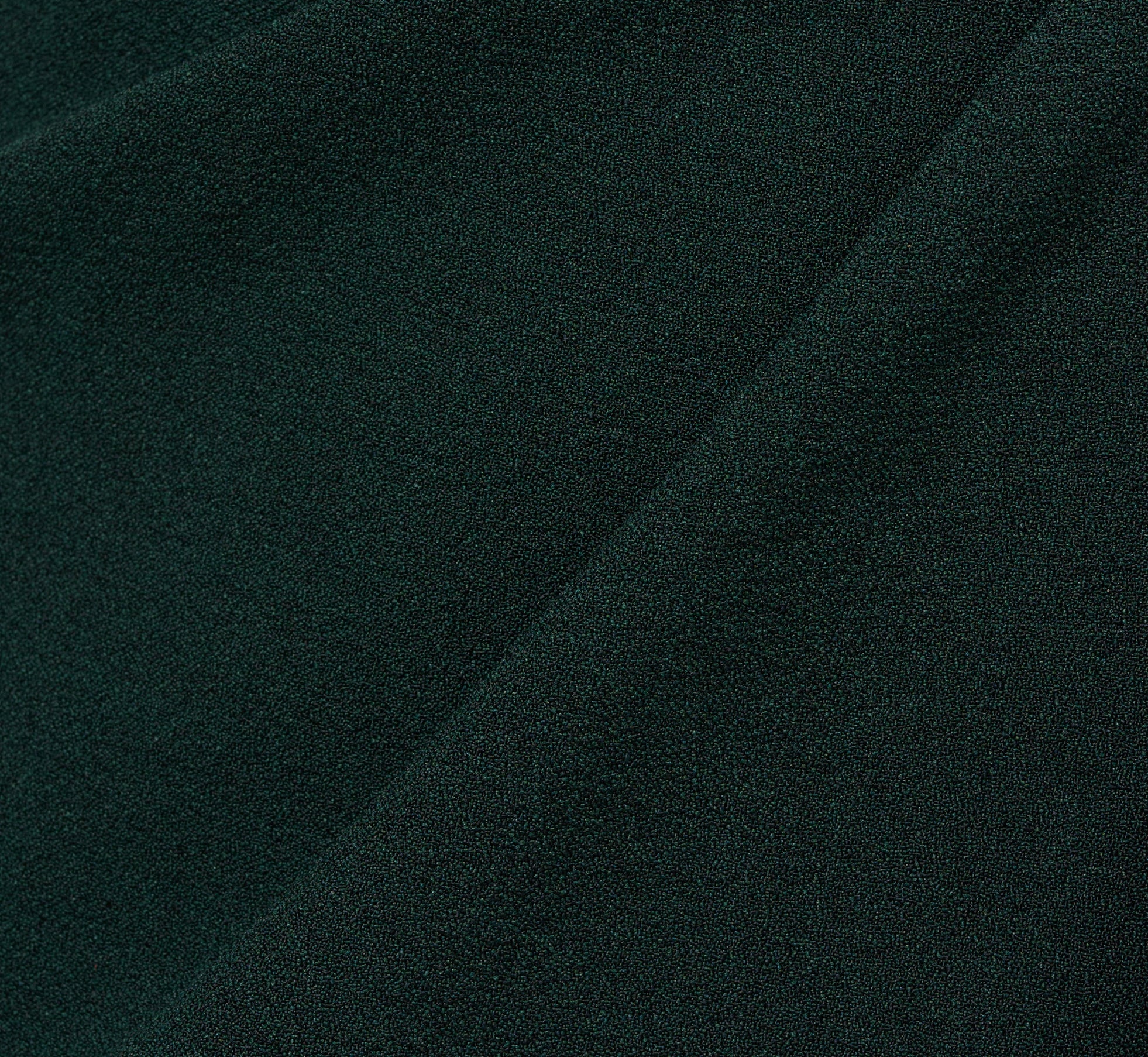 Flutter Sleeve Faux Wrap Jumpsuit In Dark Green