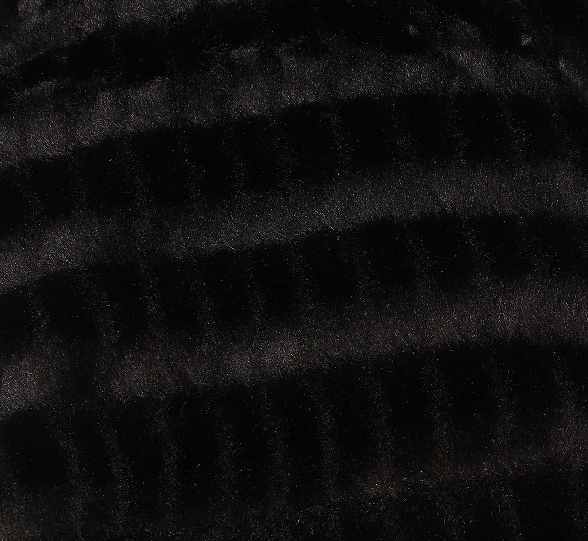 Faux Fur Cape In Black