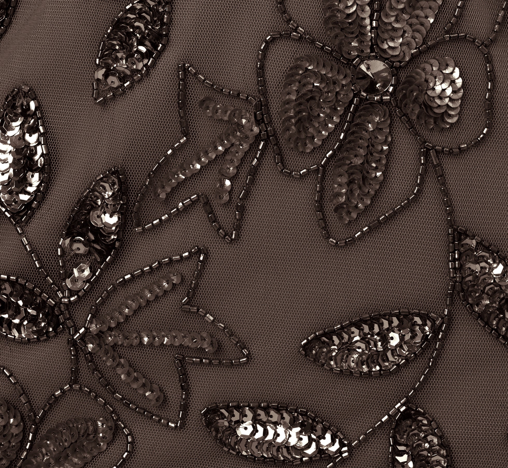 Blouson Short Sleeve Beaded Long Dress In Lead