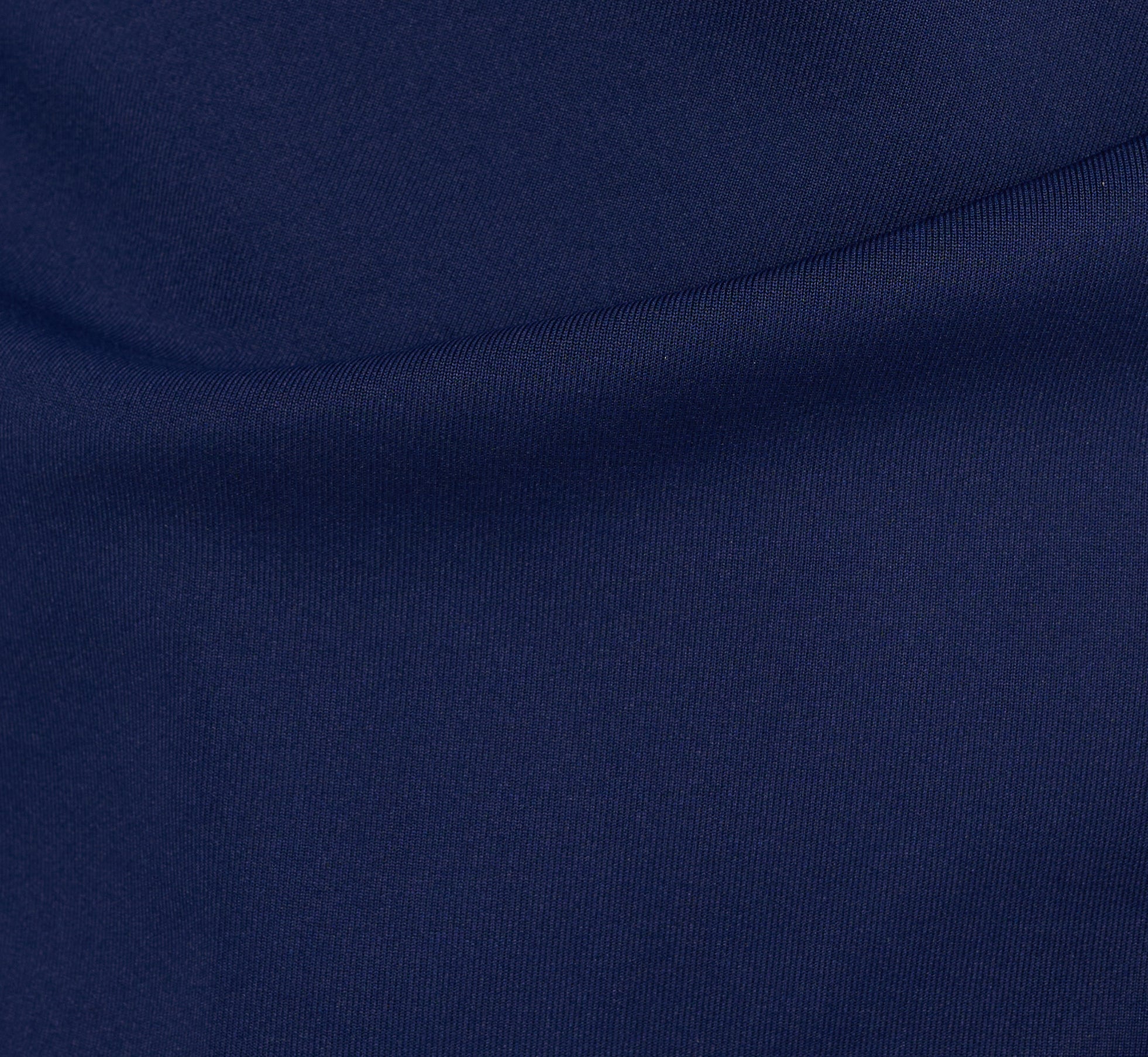 Off Shoulder Bell Sleeve Rosette Gown In Navy Sateen