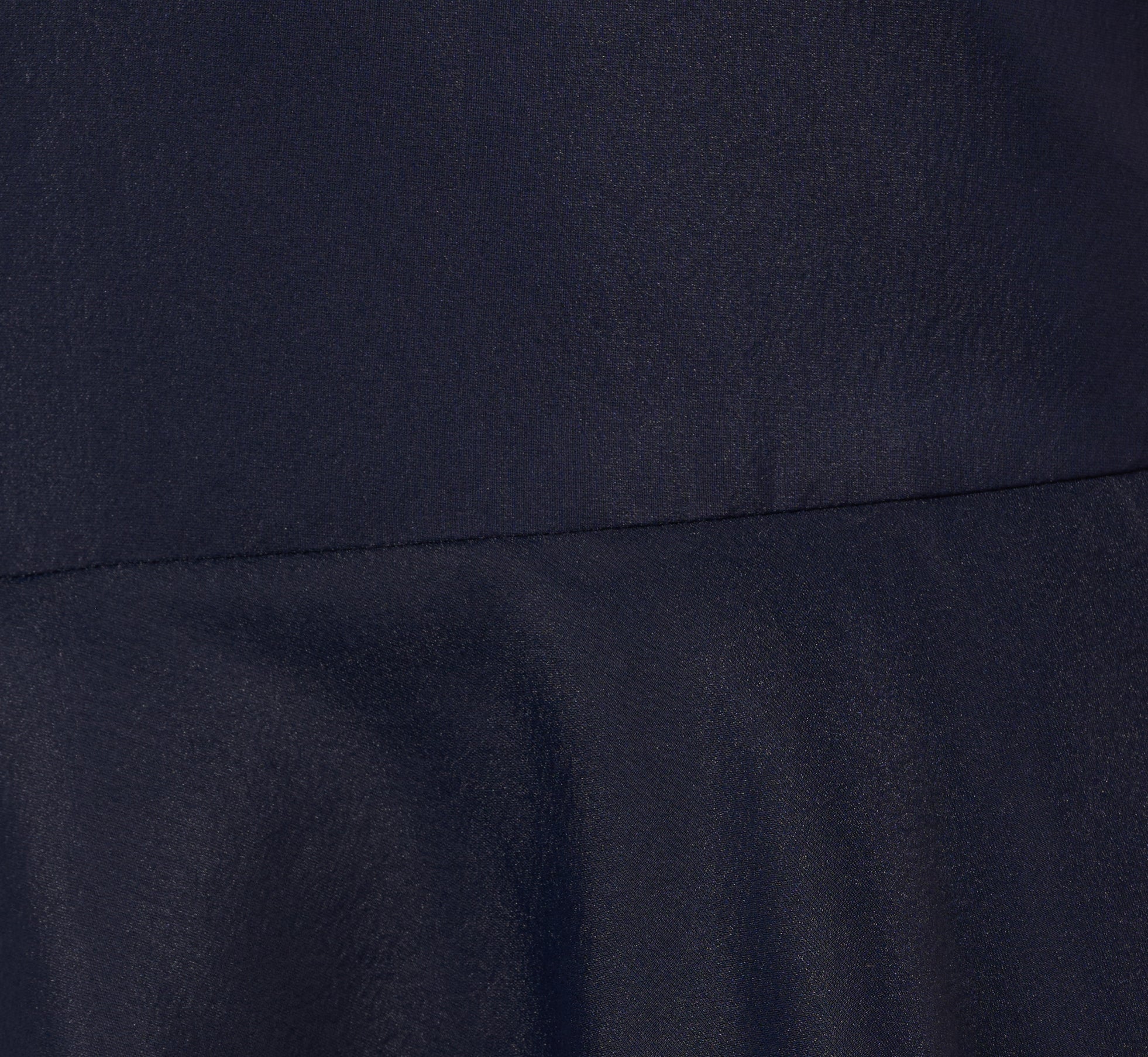 Lace Organza Halter Ballgown In Navy